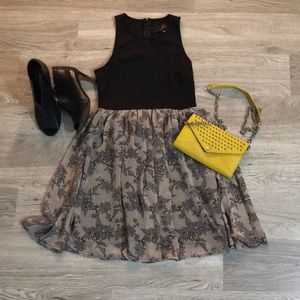 Jack Flowy Black Dress